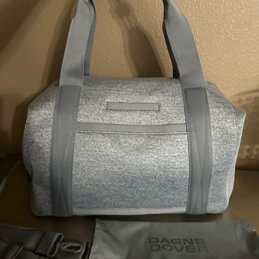 Dagne Dover Landon Carryall Large in Heather Grey (Missing Dust Bag) NWOT - Picture 2 of 5